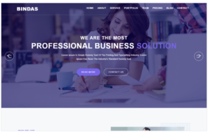 Bindas Consulting & Business Landing Page Template