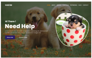 Al-Hakim Pet Animal Landing Page Template