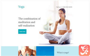 Yoga Responsive Landing Page Template