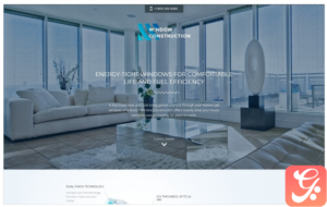 Window Construction - Windows & Doors HTML Bootstrap Landing Page Template