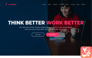 Valobasha - One Page Parallax Landing Page Template