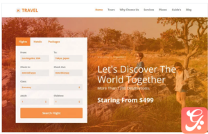 TravelBizz - Travel Agency HTML Tempalte Landing Page Template