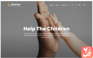 Sunrise - Charity Foundation Modern HTML5 Landing Page Template