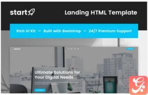 Start - Consulting Landing Page Template