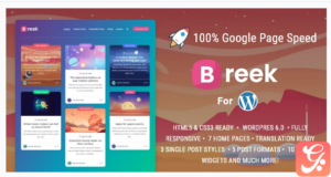 Breek – Minimal Masonry Theme for WordPress 4.0.0