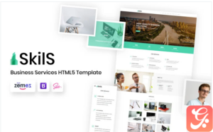Skils - Business Services HTML Landing Page Template