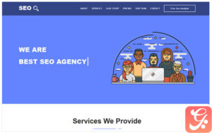 SEOBizz - SEO & Digital Marketing Agency HTML5 Template Landing Page Template