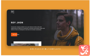 Royjhon - Personal Html Portfolio Landing Page Template