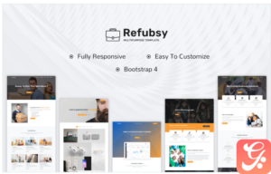 Refubsy - Creative Multipurpose Landing Page Template