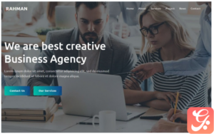 Rahman - Agency Landing Page Template