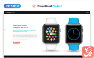 Promotional Product - Electronics Review Creative HTML Landing Page Template