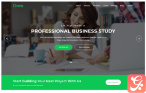 Onex - Consulting & Business Landing Page Template