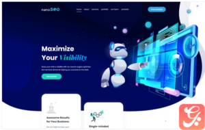 nanoSEO - SEO Business Landing Page Template