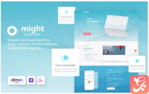 Might - Delicate Web Application HTML Landing Page Template
