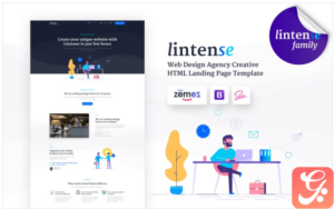 Lintense Corporate - Web Design Agency Creative HTML Landing Page Template