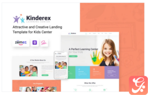 Kinderex - Kids Learning Center Website Template