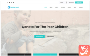 HelpingHand - Charity & Donation HTML5 Template Landing Page Template