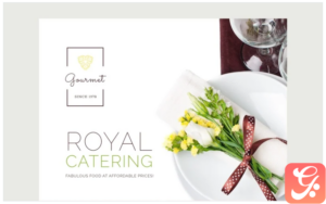 Gourmet Landing Page Template