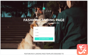 Fashion Responsive Landing Page Template