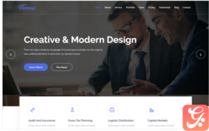 Famous - Digital Corporate Business Landing Page Template