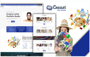 Creast Responsive Portfolio Landing Page HTML5 Template