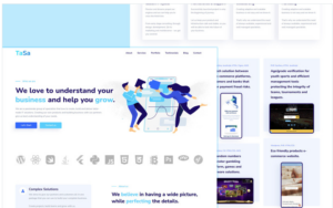 TaSa - agency portfolio Landing Page Template