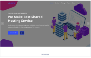 Alim - Web Hosting Bootstrap Landing Page Template