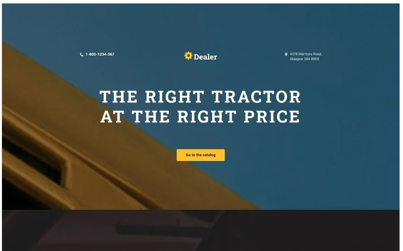 Car Dealer Responsive Landing Page Template