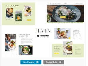 Flaten - Restaurant & Catering Services Elementor Template Kit