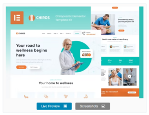 Chiros - Chiropractic Elementor Template Kit