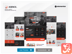 Agence – Digital Agency Elementor Template Kit