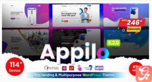 Appilo App Landing Page WordPress Theme