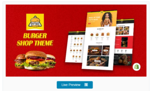 Burgs - Food Delivery eCommerce Shopify Theme