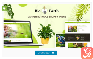 BioEarth - Garden Plants & Tools Shopify Theme