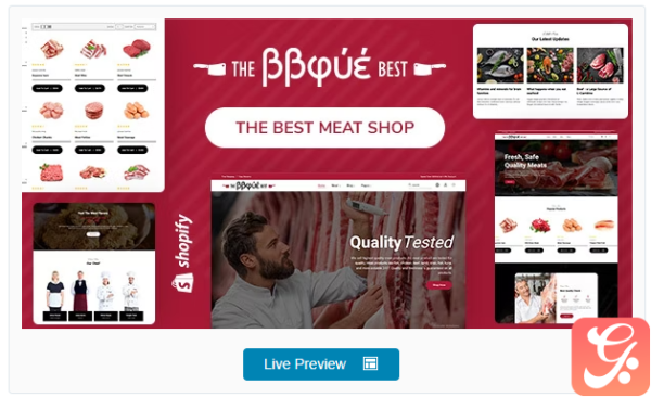 BBque | Butcher, Meat Shop Shopify Theme