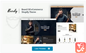 Bardy - Beard Oil Shopify Theme