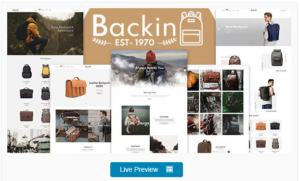 Backin - Bags And Backpack Modern Shopify Theme