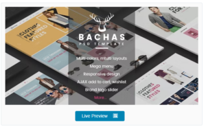 Bachas - DRAG & DROP Multipurpose Responsive Shopify Theme