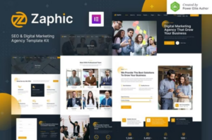 Zaphic - SEO & Digital Marketing Agency Elementor Template Kit 1.0