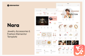 Nara - Jewelry Accessories Store Template Kit