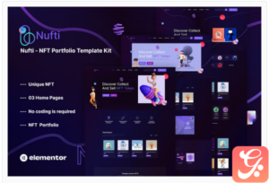 Nufti - NFT Collections Elementor Template Kit