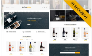 Wine Shine Store OpenCart Template