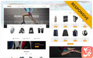 Sport Club - Accessories Store OpenCart Template