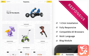 Toysons - Children Shop Responsive OpenCart Template