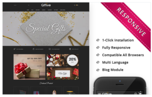 Giftive - The Gift Store Responsive OpenCart Template