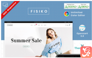 Fisiko Fashion - Mega Fashion Shop OpenCart Template