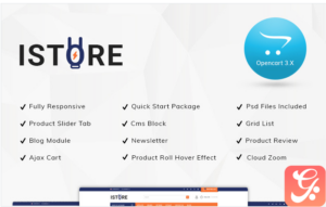 iStore - Electronic Shop OpenCart Template