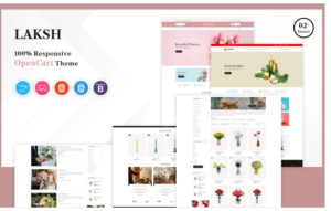 Laksh - Flower OpenCart Template