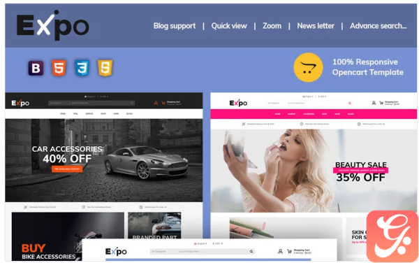 Expo - Multipurpose OpenCart Template
