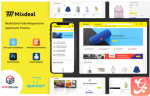 Mixdeal - Multiparous Electronic OpenCart Theme